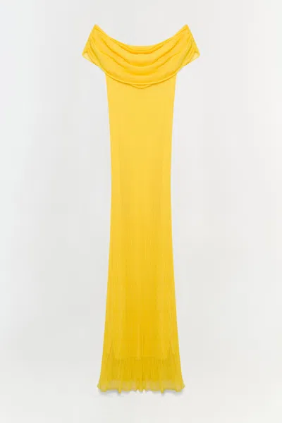 Simkhai Women's Laurelle Knit Maxi Dress In Sunny In Yellow