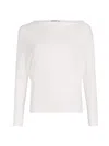 Simkhai Women's Lavina Wool-blend Off-the-shoulder Sweater In Ivory