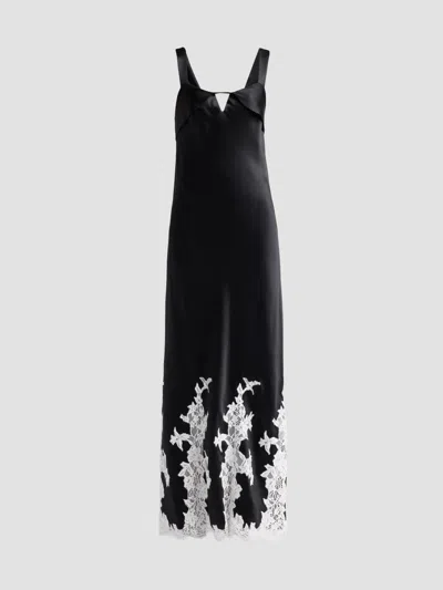 Simkhai Women's Lea Lace Insert Maxi Dress In Black