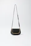 Simkhai Women's Logan Shiny Leather Crossbody In Black In Black