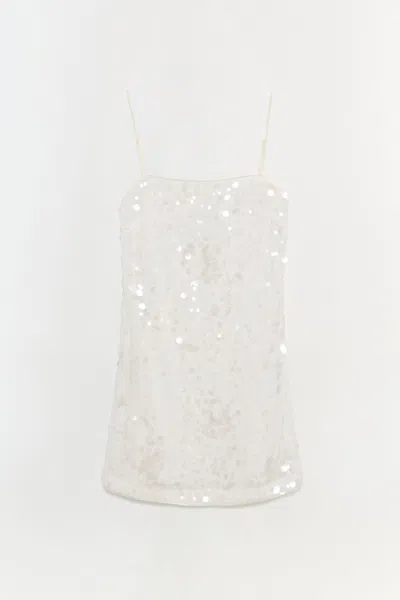 Simkhai Women's Lollie Embellished Mini Dress In Ivory