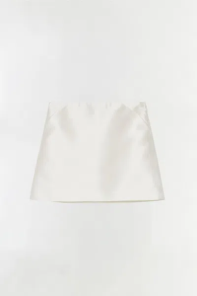 Simkhai Women's Louise Mini Skirt In Ivory