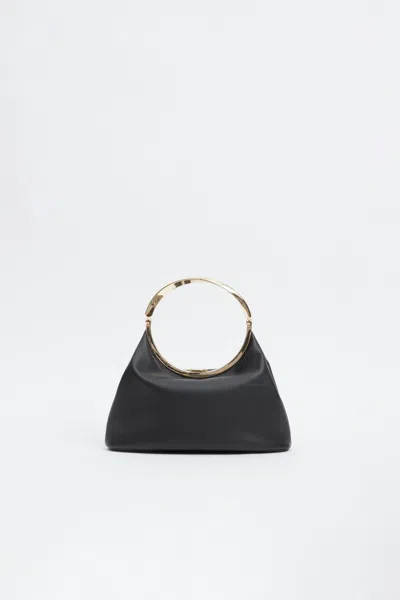 Simkhai Women's Luca Leather Top Handle Bag In Black In Multi