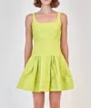 Simkhai Lucy Sleeveless Mini Dress In Yellow Plum In Yellow
