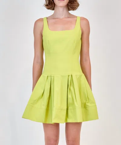 SIMKHAI WOMEN'S LUCY MINI DRESS IN YELLOW
