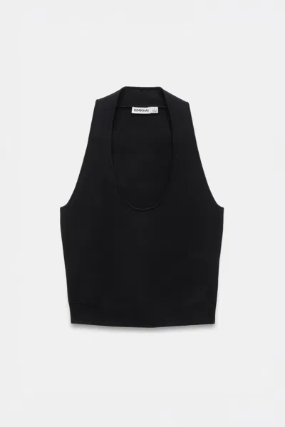 Simkhai Women's Lynden Knit Tank Top In Black