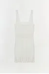Simkhai Women's Lyria Knit Mini Dress In Ivory