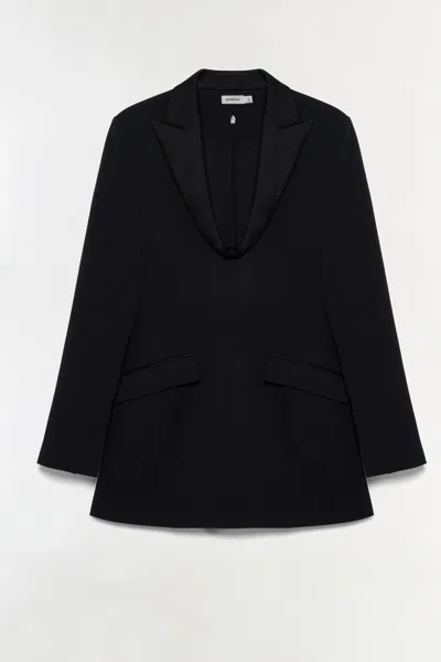 Simkhai Women's Marina Blazer Mini Dress In Black
