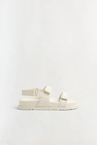Simkhai Women's Maris Leather Strappy Sport Sandal In Alabaster In White