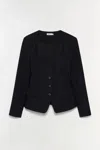 Simkhai Square-neck Buttoned Jacket