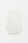 Simkhai Mccall Cage Crochet Mini Dress