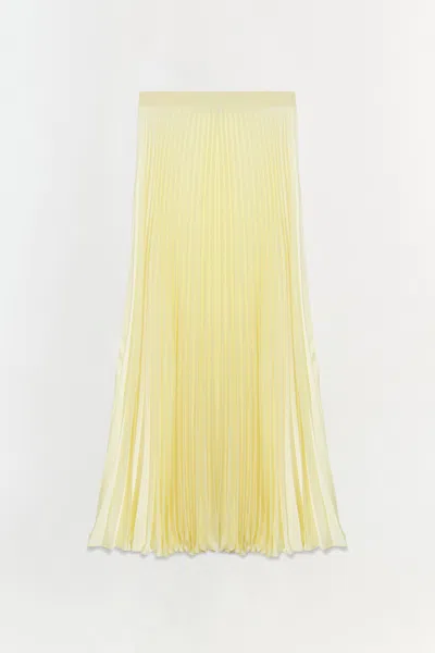 Simkhai Women's Melanie Pleated Midi Skirt In Sunglow