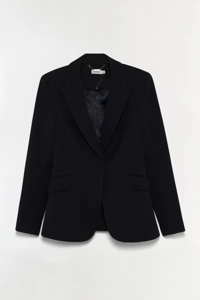 Simkhai Women's Meyers Twill Blazer In Black