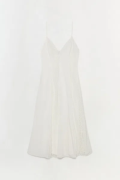 Simkhai Women's Mina Lace Midi Dress In White