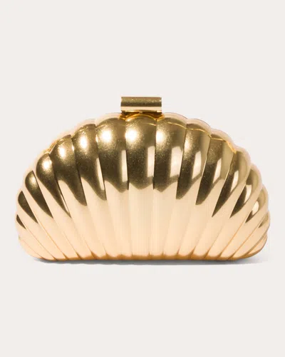 Simkhai Women's Monet Shell Clutch In Gold