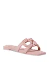 Simkhai Women's Monogram Sandals In Pink