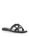 Simkhai Monogram Flat Slide In Midnight In Black