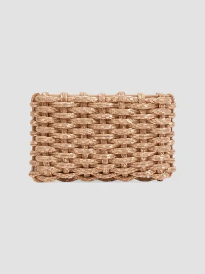 Simkhai Women's Morgan Metal Clutch In Gold