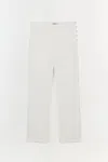Simkhai Women's Morrie Straight Leg Trouser In Ivory