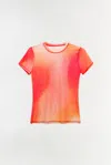 Simkhai Murry Mesh Top In Orange
