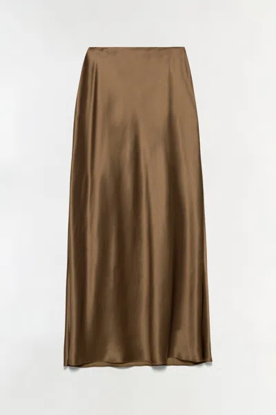 Simkhai Women's Nella Maxi Skirt In Ochre In Brown