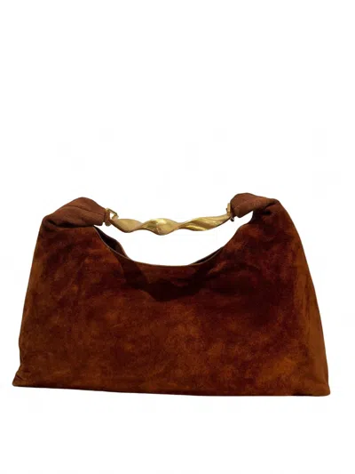 Simkhai Women's Nixi Suede Hobo Bag In Sable In Brown