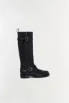 Simkhai Women's Noah Moto Leather Boot In Black In Black