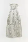 Simkhai Women's Octavia Gown In Silver In Silver