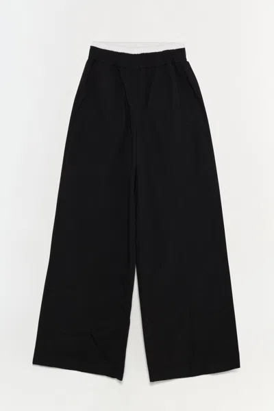Simkhai Women's Olly Double Waistband Pant In Black/multi
