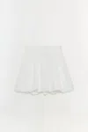 Simkhai Women's Pippa Cotton Mini Skirt In White