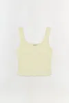 Simkhai Women's Ramaina Compact Knit Tank Top In Sunglow