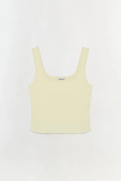 Simkhai Women's Ramaina Compact Knit Tank Top In Sunglow
