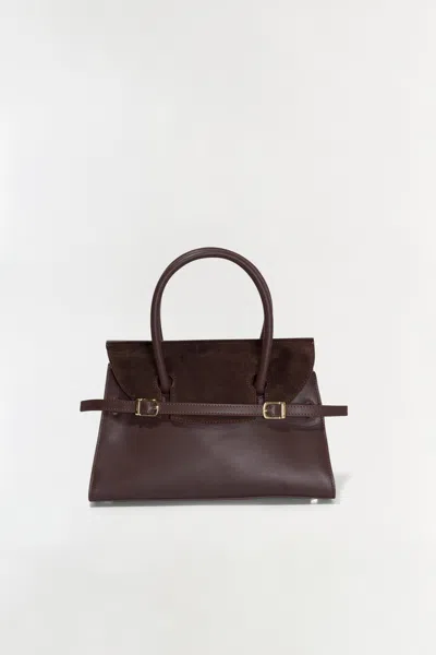Simkhai Women's River Suede Mini Bag In Cacao In Brown