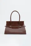 Simkhai Women's River Suede Shoulder Bag In Cacao In Brown
