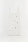 Simkhai Women's Rue Embellished Knit Mini Dress In Ivory