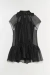 Simkhai Women's Ruffled Beaux Dress In Black In Black