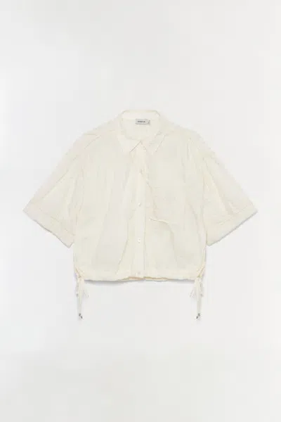 Simkhai Women's Ryland Camp Shirt In White Multi