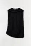 Simkhai Samira Draped Neck Top In Black