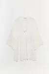 Simkhai Sarina Embroidered Long-sleeve Mini Dress