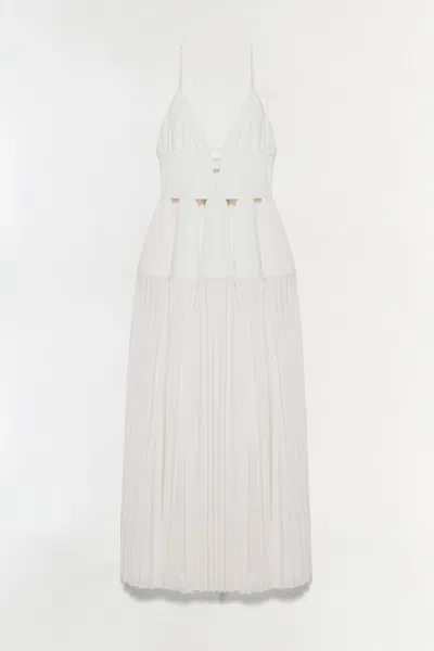 Simkhai Selene Gown In White