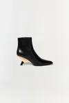 Simkhai Women's Shadow Leather Bootie In Black