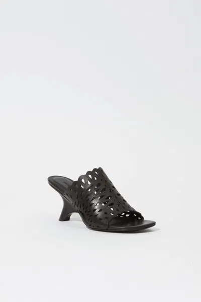 Simkhai Women's Shadow Mule Laser Cut Sandal In Black