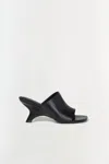 Simkhai Women's Shadow Mule Leather Sandal In Black