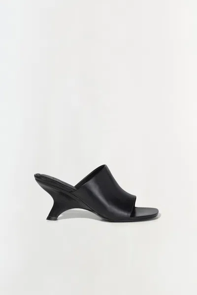 Simkhai Women's Shadow Mule Leather Sandal In Black