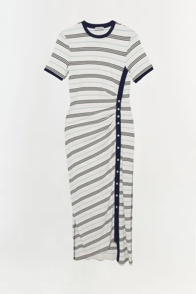Simkhai Women's Shanna Dress In White Multi Stripe