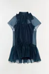 Simkhai Beaux Tiered Mini Dress In Black