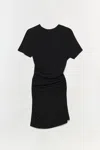 Simkhai Women's Short Sleeve Kiko Dress In Black