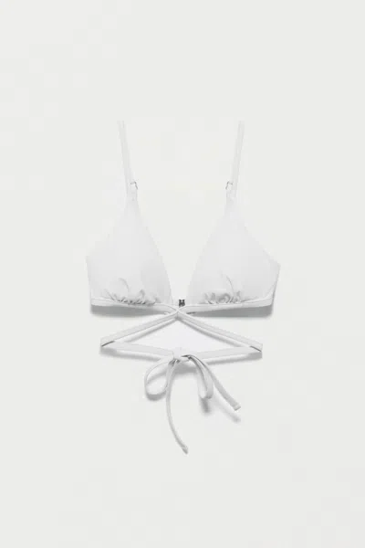 Simkhai Women's Signature Harlen Bikini Top In White