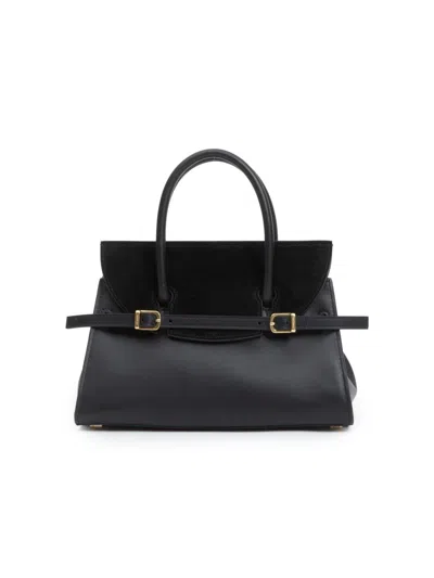 Simkhai Women's Small River Leather Top Handle Bag In Black