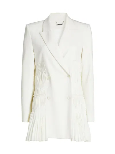 Simkhai Women's Smith Crepe Blazer Minidress In Ivory